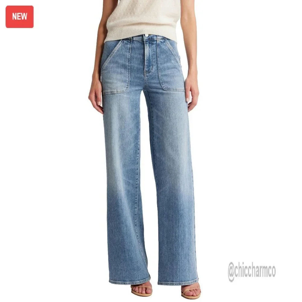 Women's Denim Shorts Mid Rise Bermuda Baggy Knee Length Jorts
